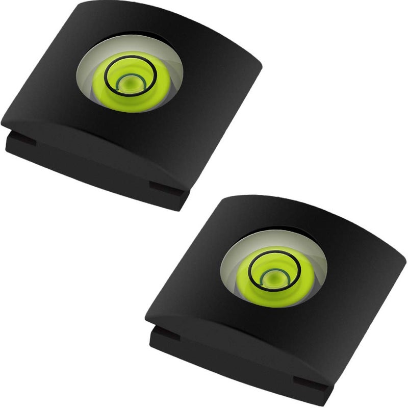 Anwenk Camera Flashlight Hot Shoe Cover with Bubble Spirit Level for Canon Nikon Panasonic Fujifilm Olympus Pentax Sigma DSLR/SLR/Evil Camera -Pack of 2 - Image 1